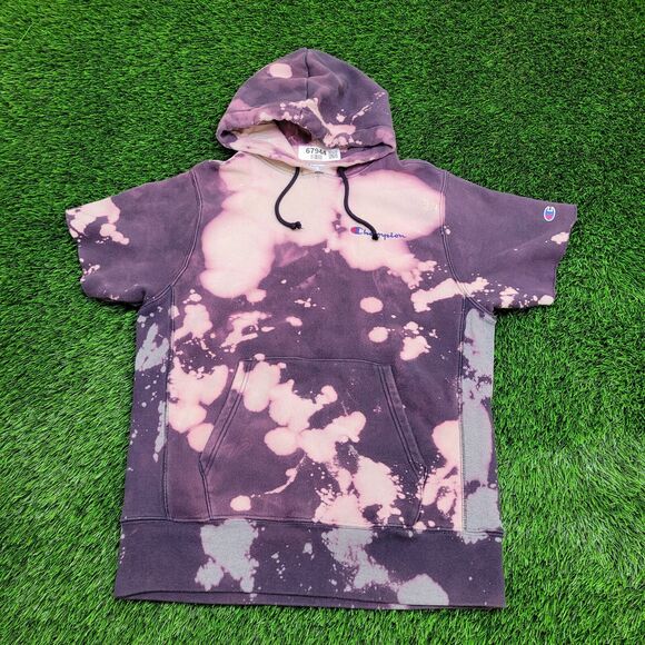 Champion Upcycled Hoodie Large 22x28 Purple - Picture 1 of 15